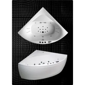 Stūra vanna Balteco Linea, 140x140cm