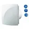 Sadzīves ventilators Blauberg MOON 100H ar taimeri, mitruma sensors