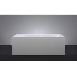 Taisnstūra vanna Vispool ar priekšējo paneli CLASSICA 180x75cm