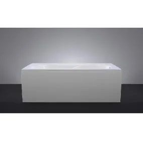 Taisnstūra vanna Vispool ar priekšējo paneli CLASSICA 180x75cm