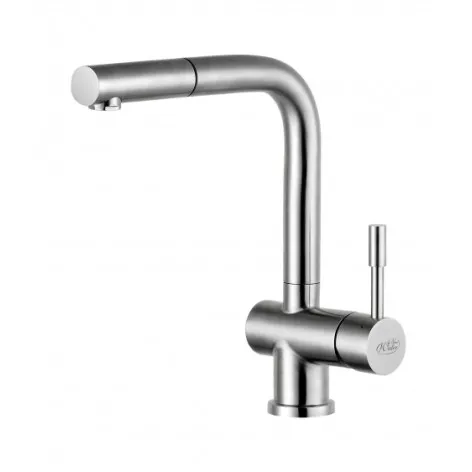 Virtuves izlietnes maisītājs ar izvelkamu izteku BLUE WATER CORSA-INOX