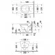 Komplekts Duravit D-NEO tualetes pods+rāmis+poga