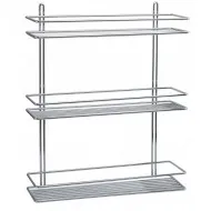 Plaukts trīsdaļīgs taisnstūra Duschy 40x11x47 cm, 563-90