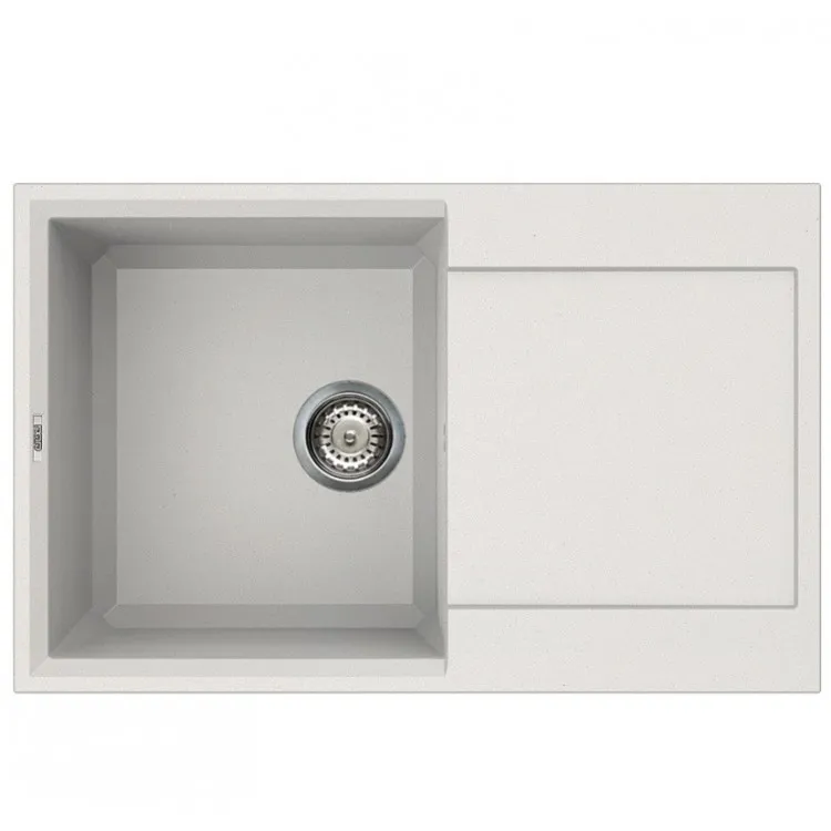 Virtuves izlietne Elleci Easy-300 79x50cm, balta