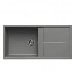 Virtuves izlietne Elleci Unico-480 100x50cm, cemento