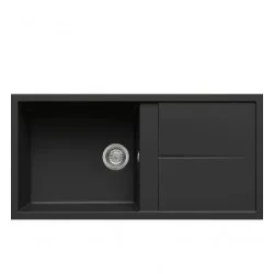 Virtuves izlietne Elleci Unico-480 100x50cm, melna
