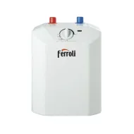 Elektriskais ūdens sildītājs (boileris) Ferroli NOVO 5 L, zem izlietnes
