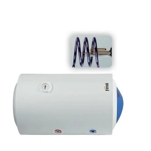 Kombinētais ūdens sildītājs (boileris) Ferroli Calypso MT2 100L, horizontāls