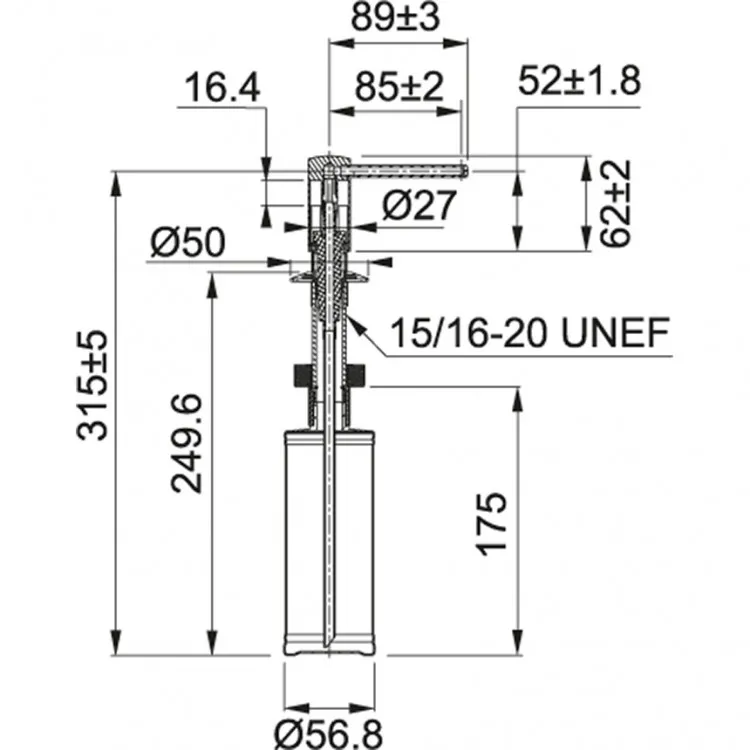 Franke COMFORT Dozators, 119.0578.743