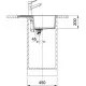 Virtuves izlietne FRANKE Tectonite SIRIUS 62x50 cm, S2D 611-62, Carbon