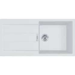 Virtuves izlietne FRANKE Tectonite SIRIUS 100x51 cm, S2D 611-100, Arktis weiss