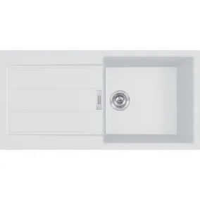 Virtuves izlietne FRANKE Tectonite SIRIUS 100x51 cm, S2D 611-100, Arktis weiss