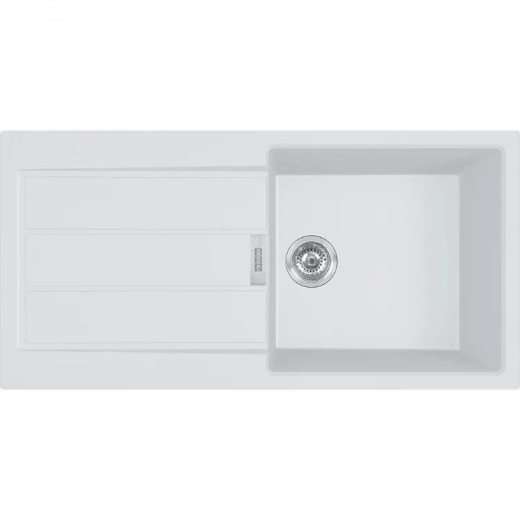 Virtuves izlietne FRANKE Tectonite SIRIUS 100x51 cm, S2D 611-100, Arktis weiss
