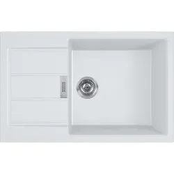 Virtuves izlietne FRANKE Tectonite SIRIUS 78x50 cm, S2D 611-78XL, Arktis weiss