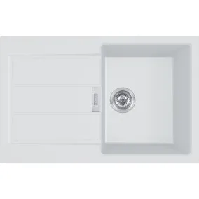 Virtuves izlietne FRANKE Tectonite SIRIUS 78x50 cm, S2D 611-78, Arktis Weiss