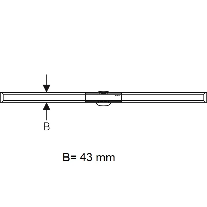 Dušas kanāls Geberit CleanLine20 30-90cm, 154.450.00.1