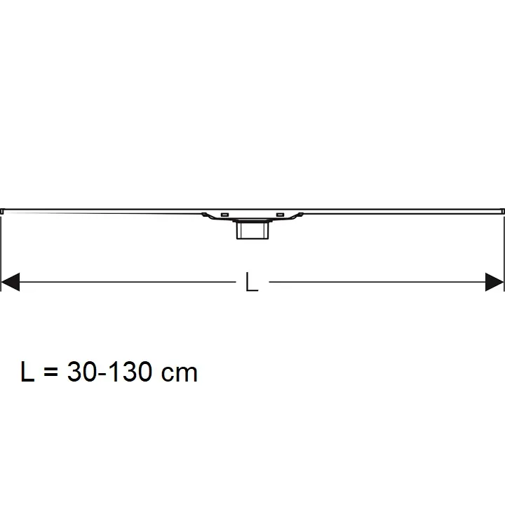 Dušas kanāls Geberit CleanLine20 30-130cm, 154.451.00.1