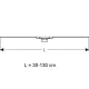 Dušas kanāls Geberit CleanLine60 30-130cm, 154.457.KS.1
