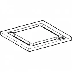 Trapa dizaina nosegreste Geberit Square, 154.312.00.1