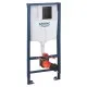 Iebūvējamais rāmis tualetes podam Grohe Rapid SL ar Even pogu (phantom black), 38811KF0