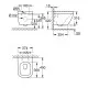 Tualetes pods piekaramais Grohe Euro Ceramic Rimless Compact, 39206000