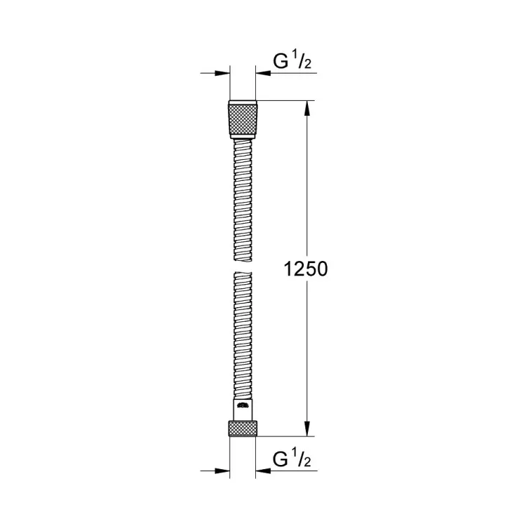 Dušas šļūtene Grohe Relaxaflex Longlife 1.25m, 28142000