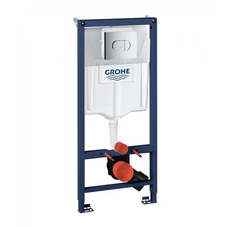 Komplekts Grohe Bau Rimless WC+rāmis Rapid SL+poga