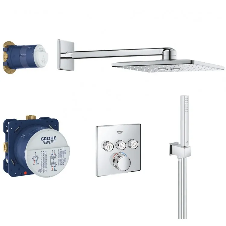Dušas sistēma iebūvējamā GROHE SmartControl, 34706000