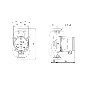 Cirkulācijas sūknis Grundfos Alpha 2 25-40 180, 99411165