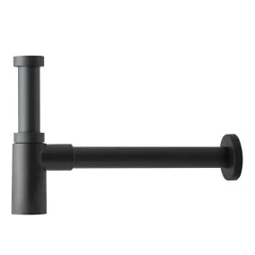 Izlietnes sifons glāze bez izplūdes HERZ Black 1 1/4x32, UH16207B