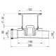 Traps HACO PVP DN50/122x122 NT T veida, horizontāls