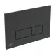 Iebūvējamais rāmis tualetes podam Ideal Standard WC ar melnu pogu,R020467/0121A6