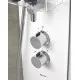 Dušas kabīne IFO Showerama 10-5 90x90cm, white/clear/frosted