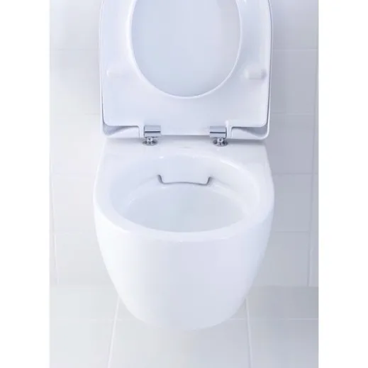 Tualetes pods piekaramais Geberit iCON Rimfree ar vāku, 501.661.00.1+501.660.01.1