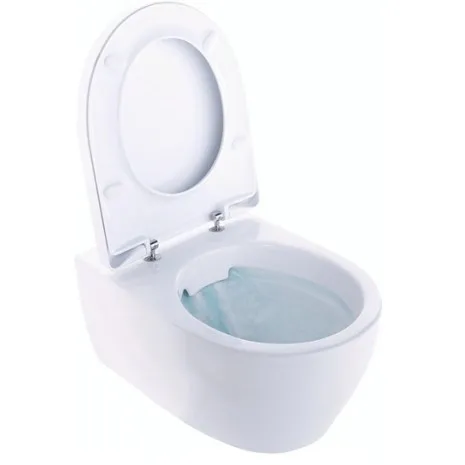 Tualetes pods piekaramais Geberit iCON Rimfree ar vāku, 501.661.00.1+501.660.01.1