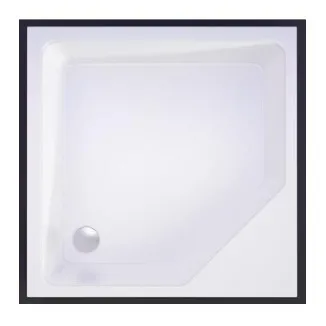 Dušas paliktnis kvadrātveida Vispool KD-90, 900x900