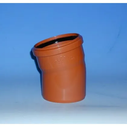 PVC Ārdarbu kanalizācijas līkums DN110 15°