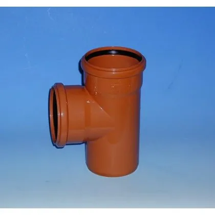 PVC Ārdarbu kanalizācijas atzars Dn110/110 87.5°