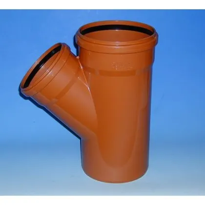 PVC Ārdarbu kanalizācijas atzars Dn250/160 45°