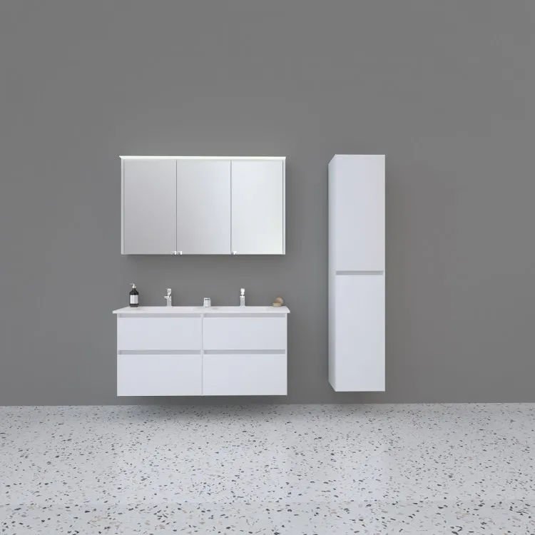 Vannas istabas skapītis ar spoguli KAME LOFT 120x71 cm, MC3DML/120-70/D02-LFT