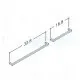 Mēbeļu rokturis KAME 32.8 cm, H11/320WH Mēbeļu rokturis KAME 32.8 cm, H11/320WH