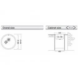 Virtuves izlietne Kromevye Rondo D 435mm, EC192