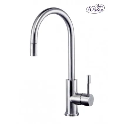 Virtuves izlietnes maisītājs ar izvelkamu izteku BLUE WATER LIMA-INOX
