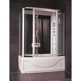 Masāžas dušas kabīne AQUALINE 150x90cm R, L01Z15R