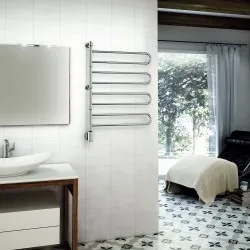 Elektriskais dvieļu žāvētājs PAX Flex U 2/450 Momento II 28W, melns matēts