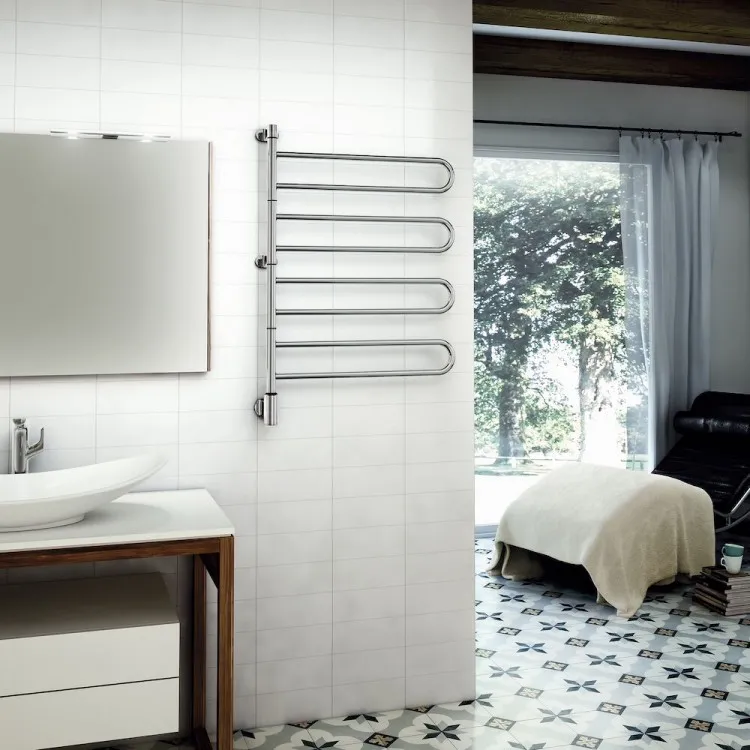 Elektriskais dvieļu žāvētājs PAX Flex U 2/450 Momento II 28W, nerūsējošais tērauds