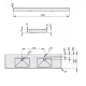 Vannas istabas dubultā izlietne PAA LONG STEP DUO 200x49cm