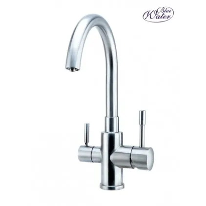 Virtuves izlietnes maisītājs dzeramajam ūdenim BLUE WATER PALMIRA INOX