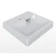 Izlietne virs veļas mašīnas Polycer Compactino 60x60 cm, WBX-101