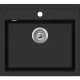Virtuves izlietne HELIKA QUADRO 565x510 mm, SQQ100W-601